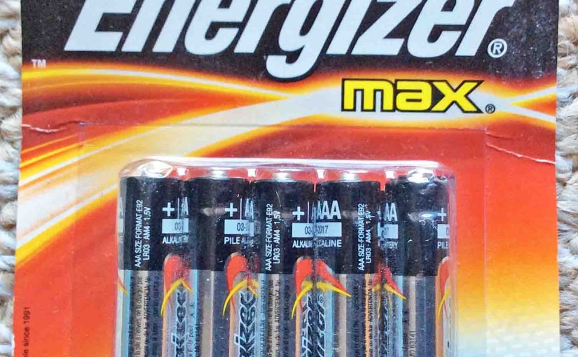 Picture of a ten-pack of Energizer Max AAA Alkaline Batteries.