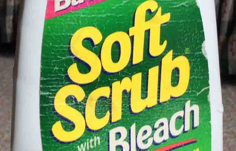 Picture of a 24 ounce bottle of Soft Scrub Cleanser with Bleach.