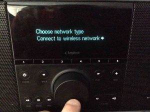Picture of the "Choose Network Type" screen. 