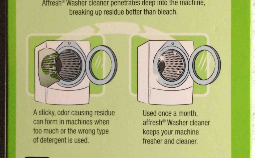 Picture of Affresh® Washer Cleaner, 7 ounce box, bottom view.