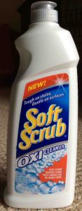 Picture of Soft Scrub Oxy Cleanser, 24 ounce bottle, front view.