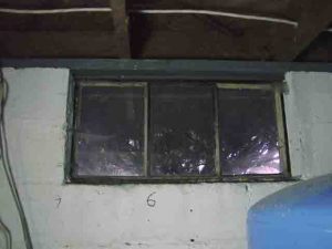 How to install glass block windows. Picture of decades old, rusted basement window 6 to be replaced.