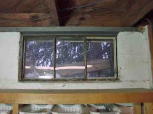 How to install glass block windows. Picture of old basement window 8, to be replaced.