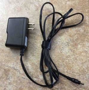 Picture of the BI 13-050200-BDU AC power adapter, side view.