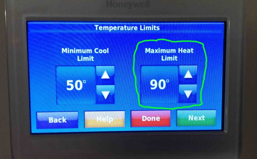 How to Set Temperature Range on Honeywell Thermostat