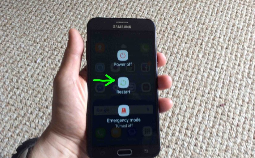 How to Restart Samsung Galaxy J7 Phone