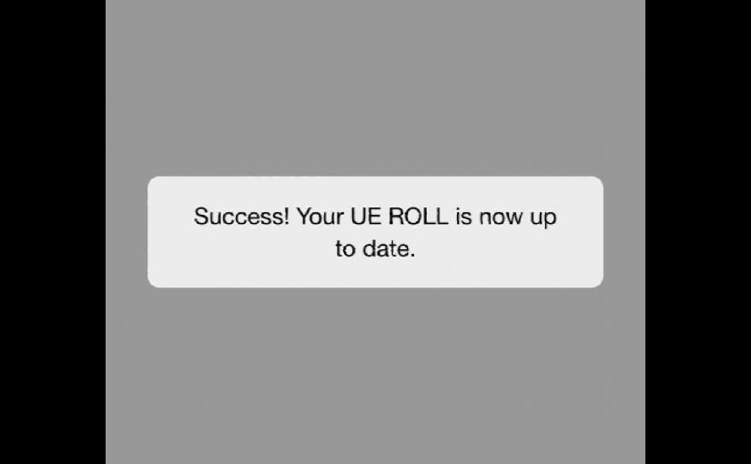 Updating Firmware on UE Roll Speaker, How To