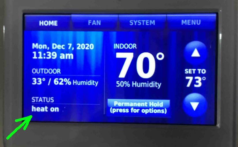 Honeywell Thermostat Says Heat On But No Heat