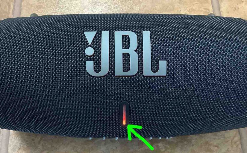 JBL Speaker Red Light Stays On