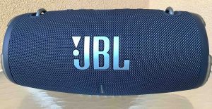 Front view of the JBL Xtreme 3 Bluetooth speaker.
