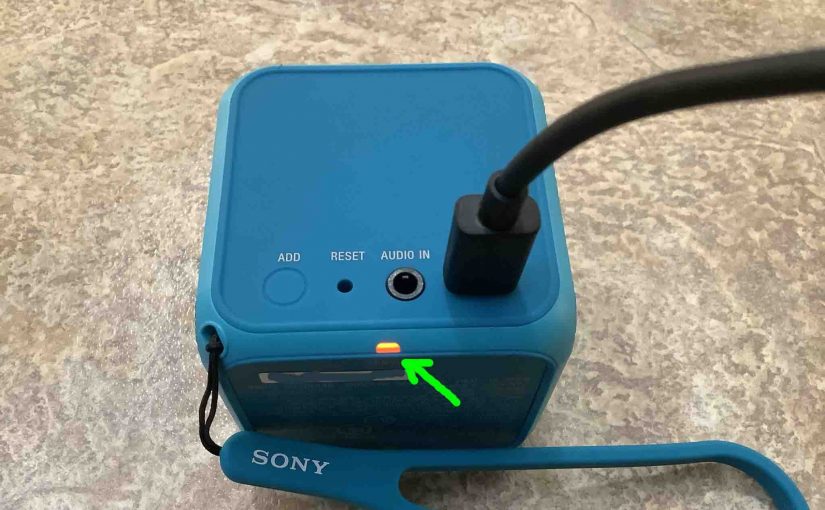 How to Tell if Sony Cube Speaker is Charging