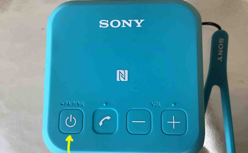 Sony Cube Speaker Power Button Not Working