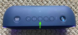 Picture of the ADD button on the Sony SRS XB20 speaker.