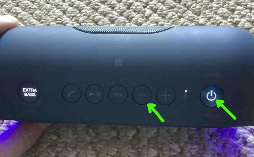 How to Factory Reset Sony XB 20