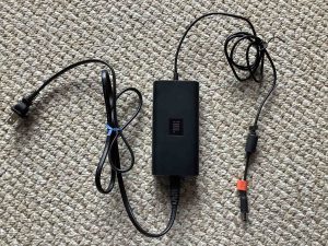 Picture of the charger power adapter for the JBL Boombox 2 speaker.