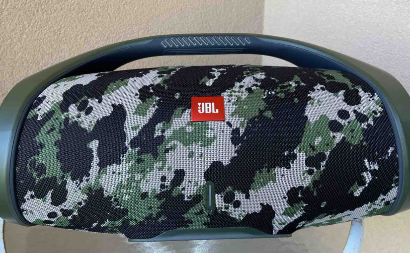 Picture of the front of the JBL Boombox 2 speaker.