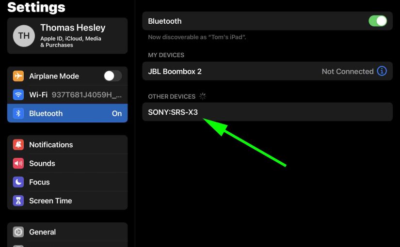 How to Make Sony X 3 Discoverable