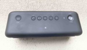 Picture of all top panel buttons on the Sony XB30.