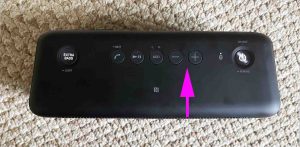 Picture of the Volume DOWN and UP buttons.