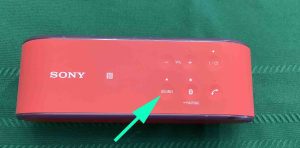 Picture of the Sound button on the Sony X2.