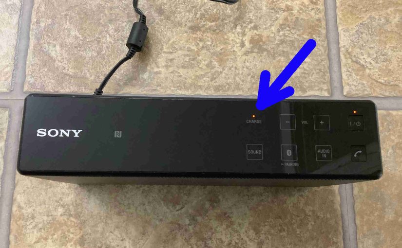 Sony SRS X5 Charging Instructions