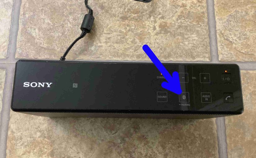 Sony X 5 Pairing Instructions