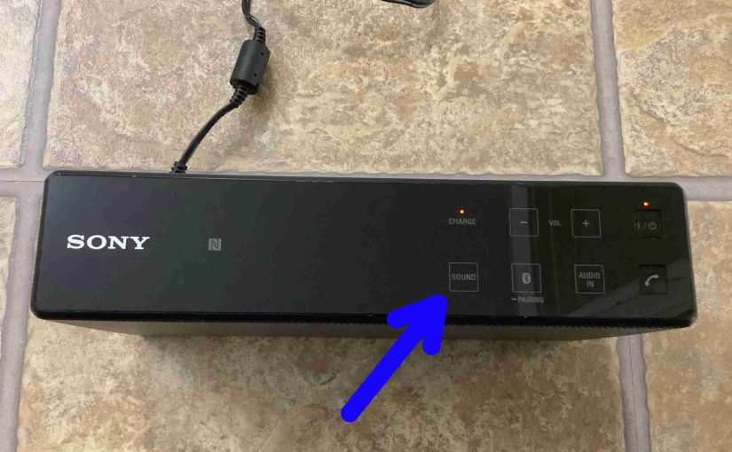 Sony SRS X5 Sound Button Explained