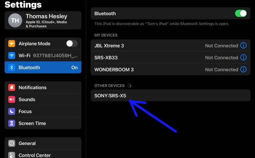 How to Put Sony X5 in Pairing Mode